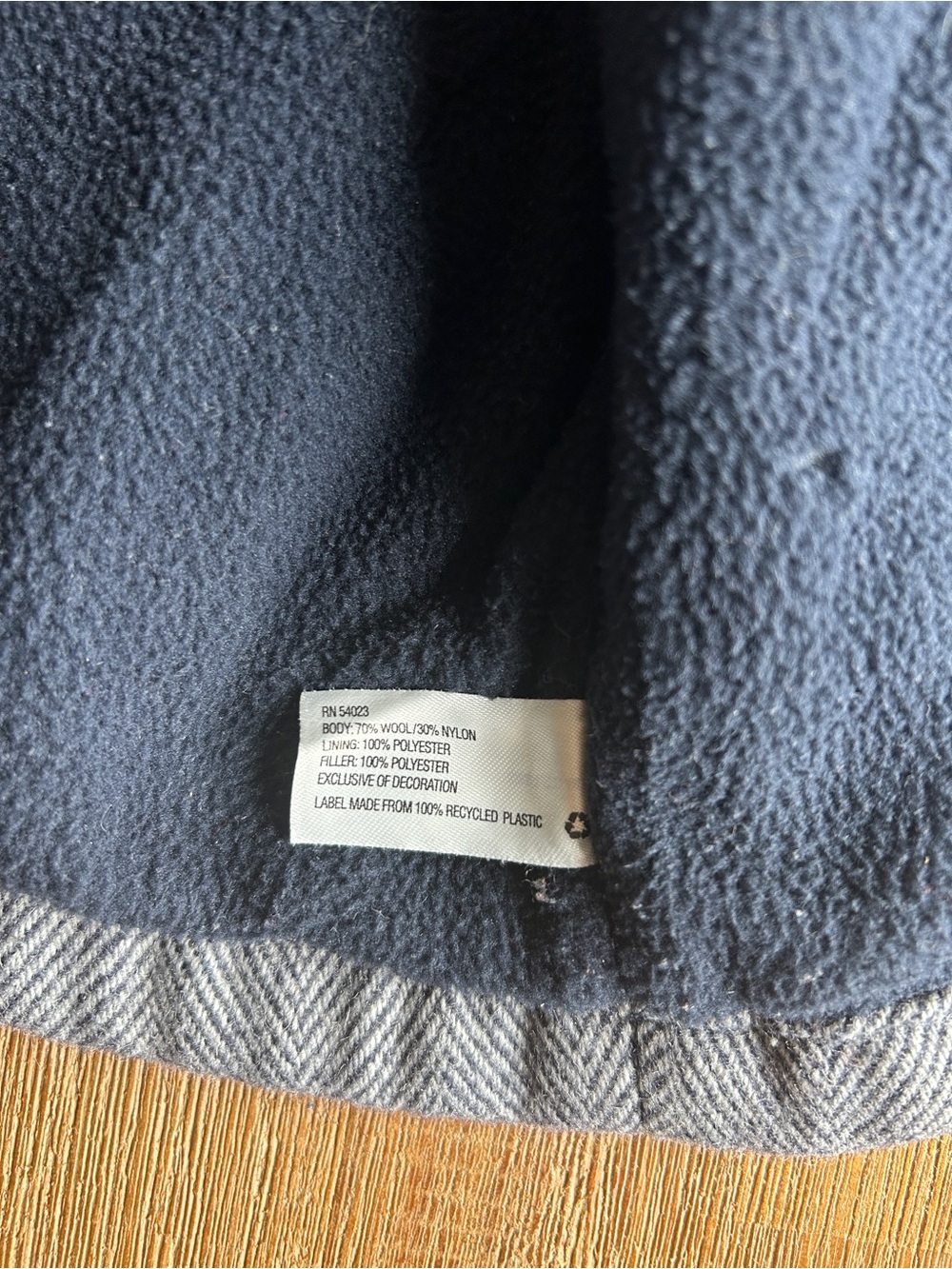 Baby Gap Herringbone Wool Toggle Coat, 18-24M, EUC - Picture 5 of 11